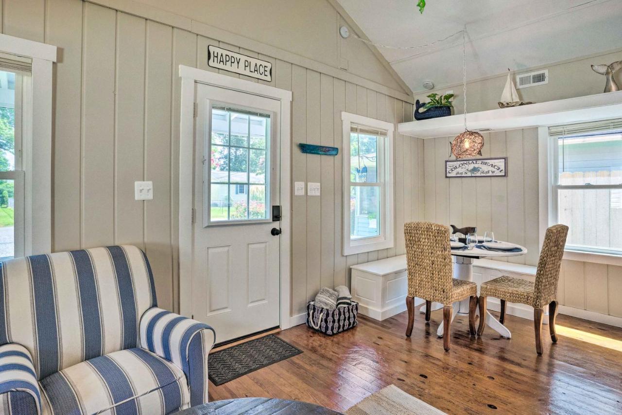 Chic Cottage With Private Yard Steps To Beach! كولونيال المظهر الخارجي الصورة