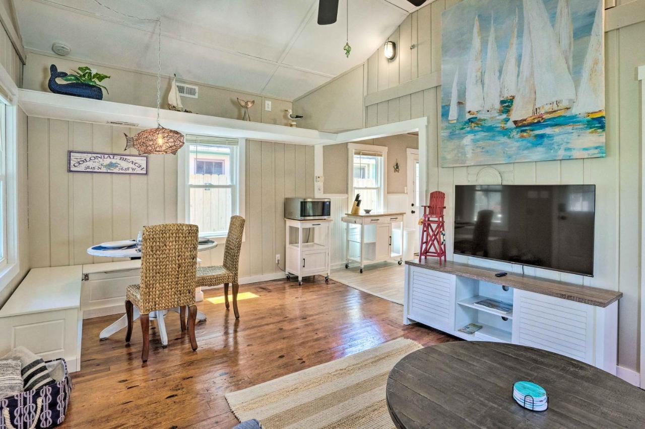 Chic Cottage With Private Yard Steps To Beach! كولونيال المظهر الخارجي الصورة